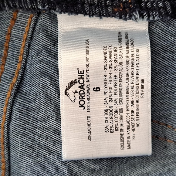 Dark Wash Jordache High Rise Ankle Legging - Picture 8 of 9